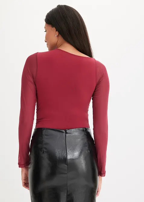 Body med mesh, bonprix