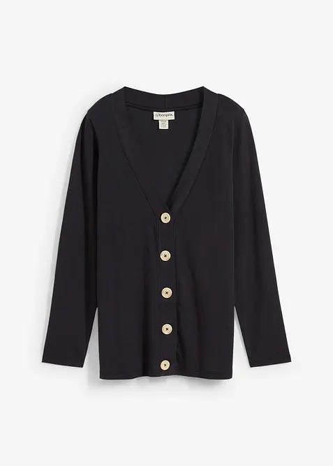 Cardigan av ren ekologisk bomull, bonprix