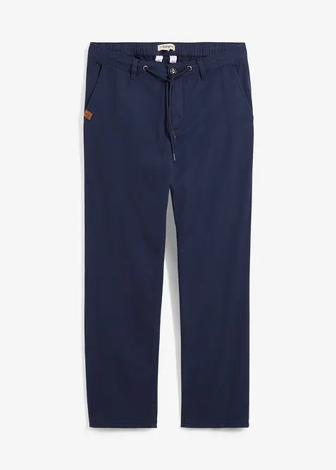 Chinos i ren bomull med raka ben, Relaxed Fit, bonprix