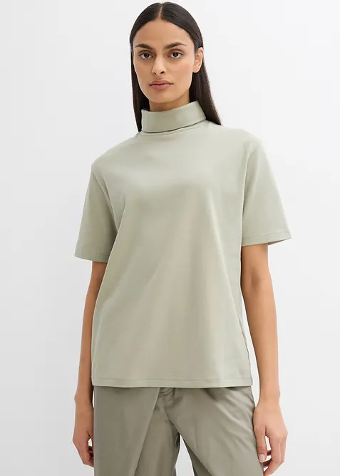 Polotröja i ren ekologisk bomull, bonprix