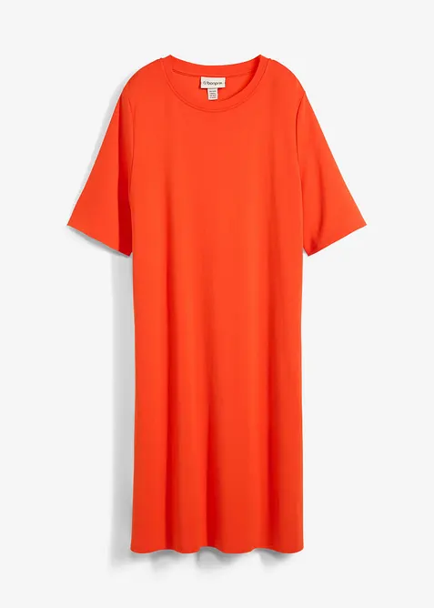 A-linjeformad trik&aring;kl&auml;nning i viskosmix, bonprix