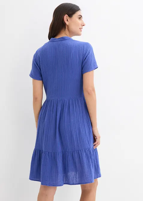 Randig klänning i muslin, bonprix