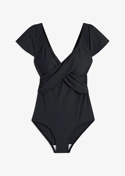 Baddr&auml;kt med l&auml;tt formande effekt och omlottstil, bonprix