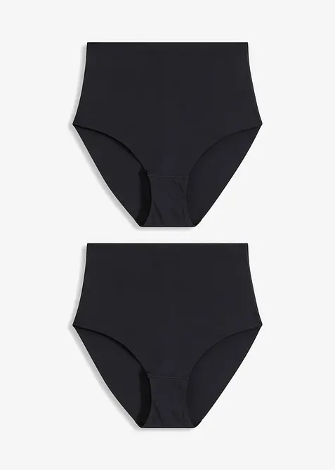 Sömlös trosa med lätt formande effekt (2-pack), bonprix