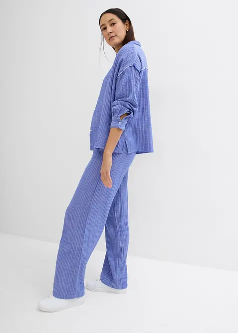 Randig palazzobyxa, bonprix