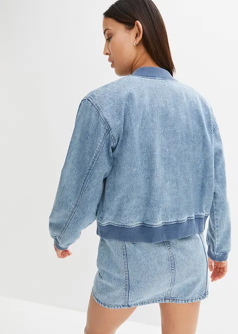 Blusjacka i denim, bonprix