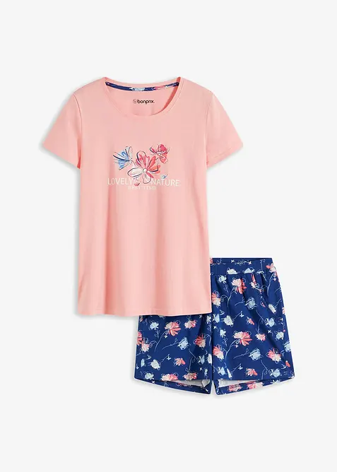 Pyjamas med shorts, bonprix
