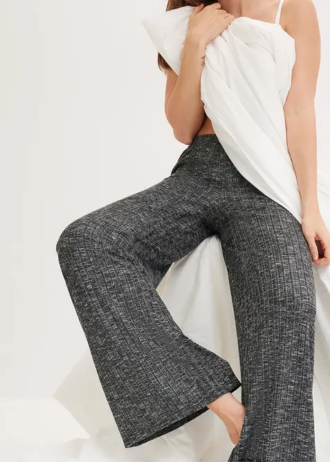 Ribbstickad mysdr&auml;kt i oversizemodell, bonprix