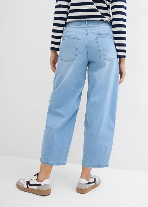 Balloon Jeans Mid Waist Super Soft, cropped, bonprix