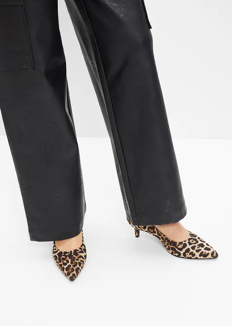 Pumps med leopardm&ouml;nster, bonprix