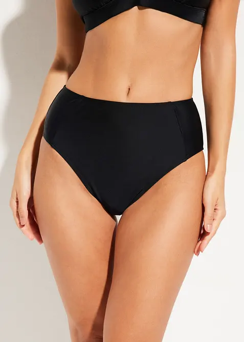 Bikinibyxa med h&ouml;g midja och h&ouml;gt skurna ben&ouml;ppningar, bonprix