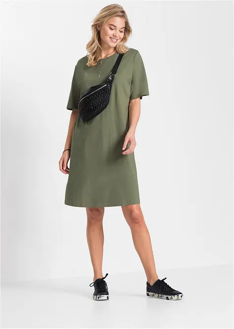 Jerseykl&auml;nning i oversizemodell, bonprix