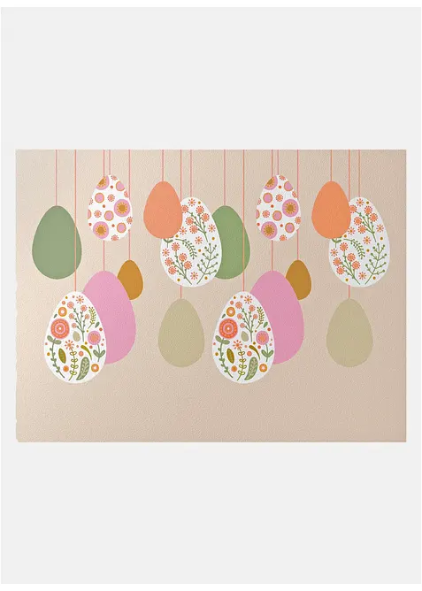 D&ouml;rrmatta med p&aring;skmotiv, bonprix