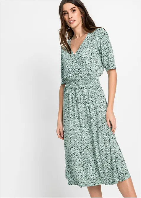 Jerseyklänning av viskosmix, bonprix