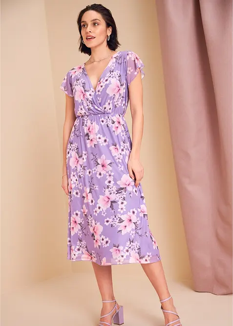 M&ouml;nstrad mellanl&aring;ng meshkl&auml;nning, bonprix