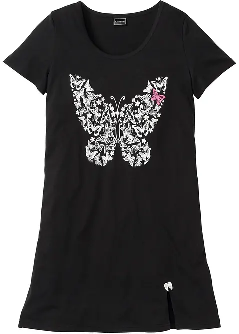 Kort nattlinne av ekologisk bomull, bonprix