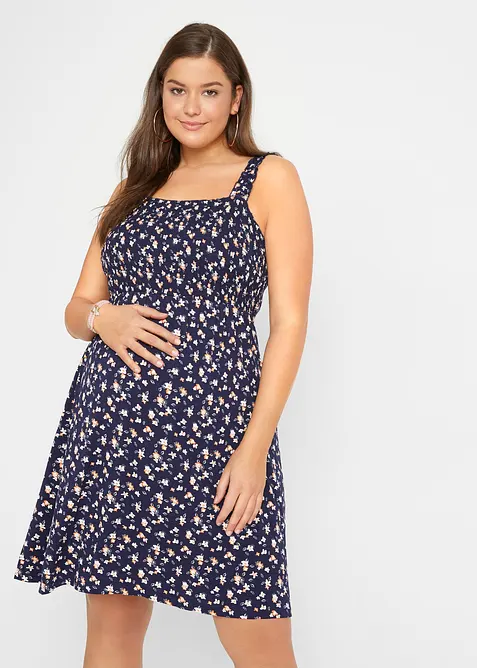 Mammaklänning i mjuk viskos, bonprix