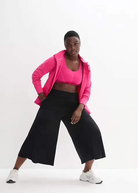 Loungeculotter med vida ben, bonprix