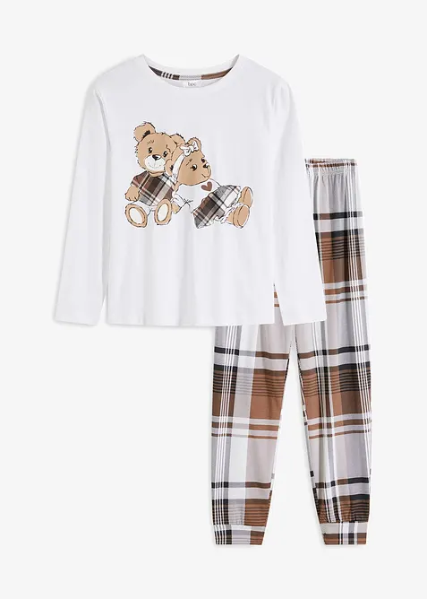Pyjamas av bomull (2 delar), bonprix
