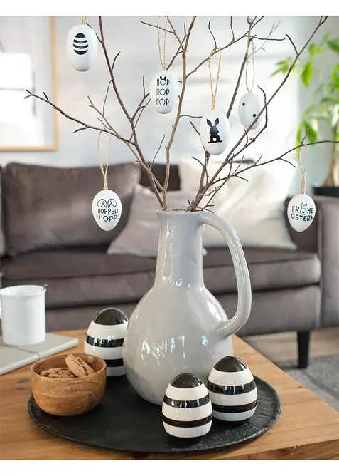 Prydnads&auml;gg (set med 3 delar), bonprix