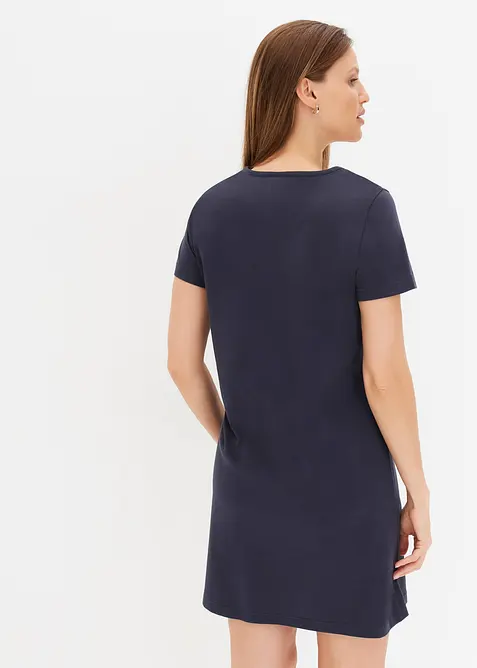 Kort nattlinne av bomull (2-pack), bonprix