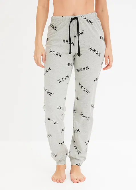 L&aring;ng pyjamasbyxa (2-pack), bonprix