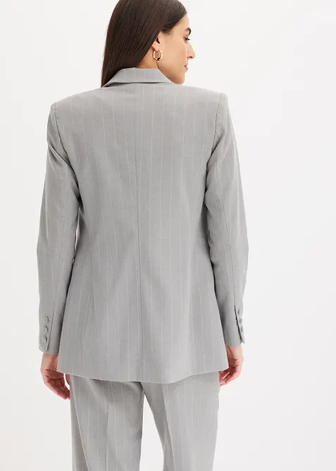 Kritstrecksrandig kavaj, bonprix