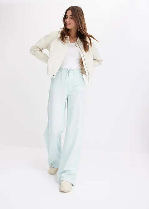 Långärmad bomullstopp, bonprix