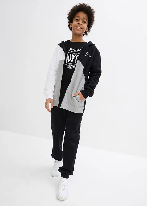 L&aring;ng&auml;rmad T-shirt i ren ekologisk bomull f&ouml;r barn, bonprix