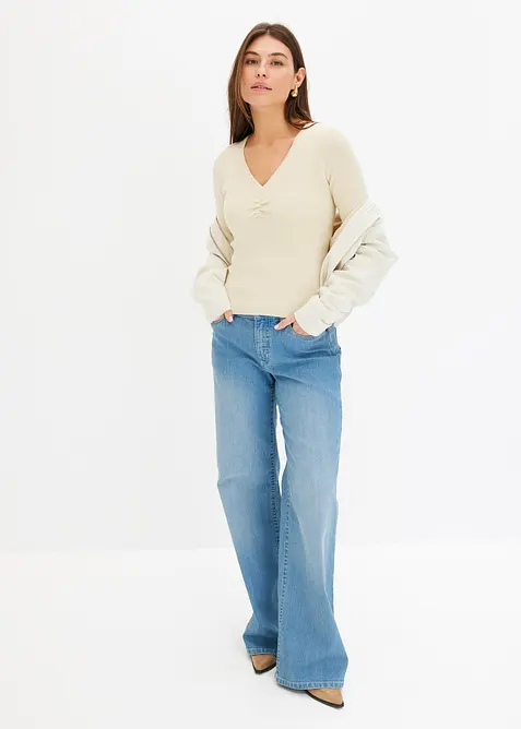 Finstickad tröja, bonprix