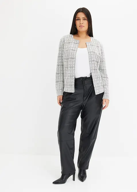 Stickad kofta, bonprix