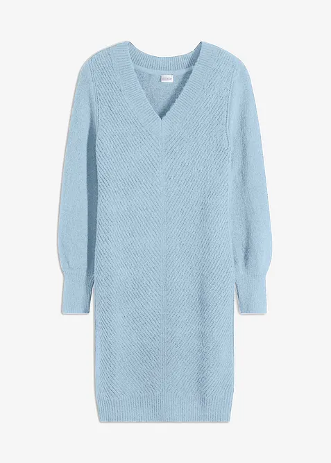 Stickad klänning, bonprix