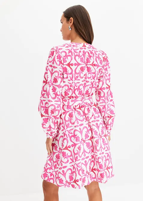 Mönstrad klänning, bonprix