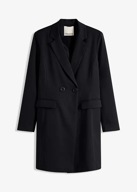 Kavajkappa med V-ringning och l&aring;nga &auml;rmar, bonprix