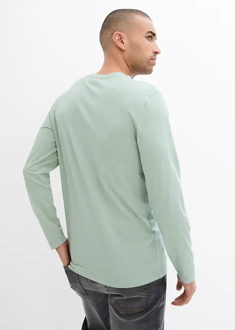 L&aring;ng&auml;rmad T-shirt i ekologisk bomull, bonprix