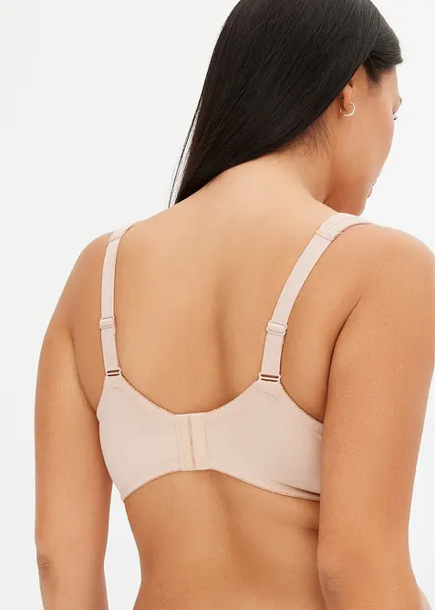 Formpressad BH med bygel och ekologisk bomull (2-pack), bonprix