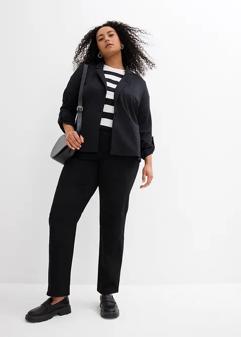 Trik&aring;kavaj i viskosmix, bonprix