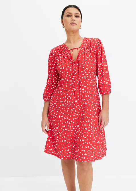 A-linjeformad jerseykl&auml;nning, bonprix