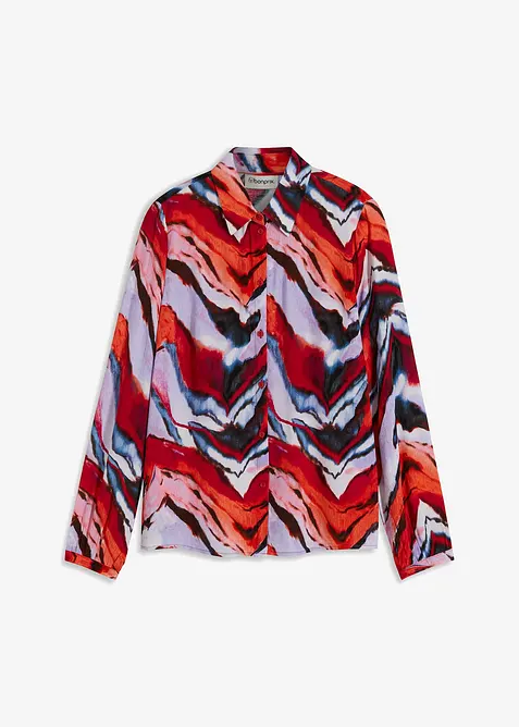 Mönstrad blus, bonprix