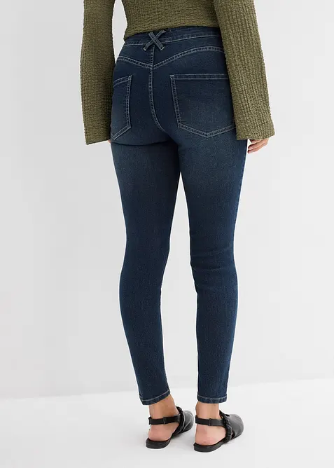 Skinny jeans med hög midja och stretch, bonprix