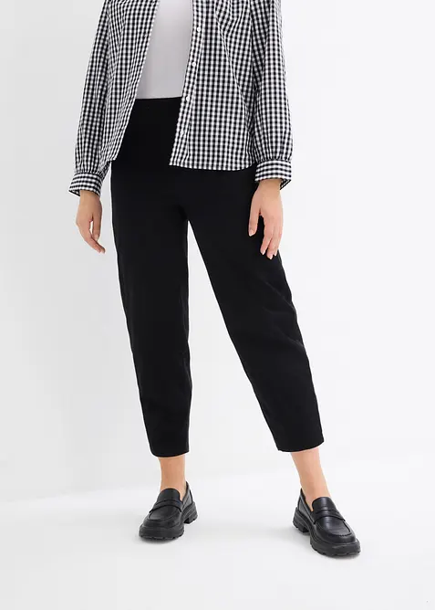 Dra p&aring;-byxa i bomullsmix, bonprix