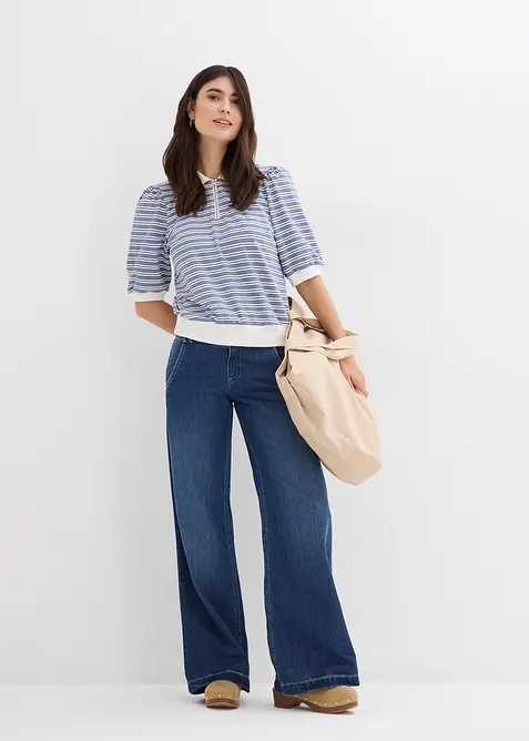 Wide Leg Jeans, High Waist, bonprix