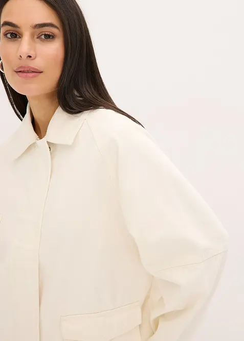 Oversizejacka i bomull, bonprix