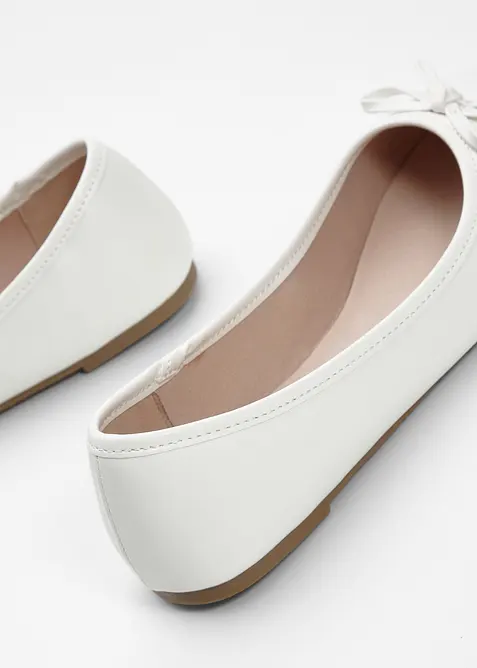 Ballerinaskor med rosett, bonprix