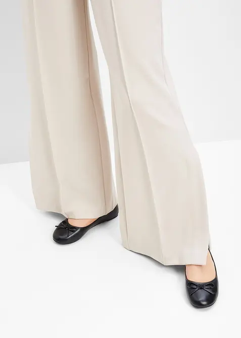 Ballerinaskor med rosett, bonprix