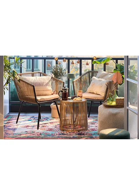 Ljusslinga med fl&auml;tad rotting, bonprix