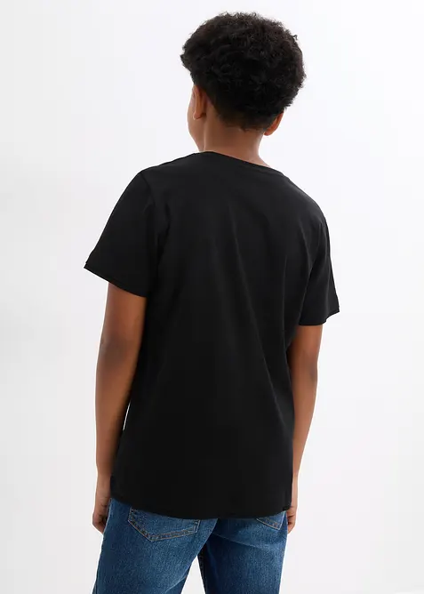 T-shirt f&ouml;r barn (2-pack) i ekologisk bomull, bonprix