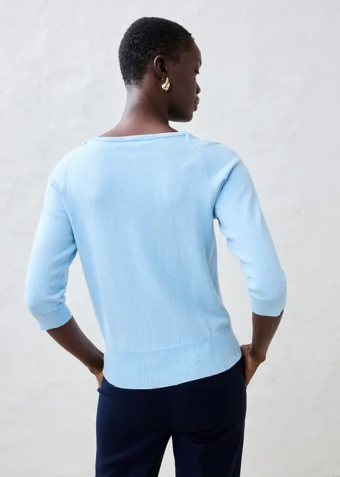 Tr&ouml;ja med sidenandel, bonprix