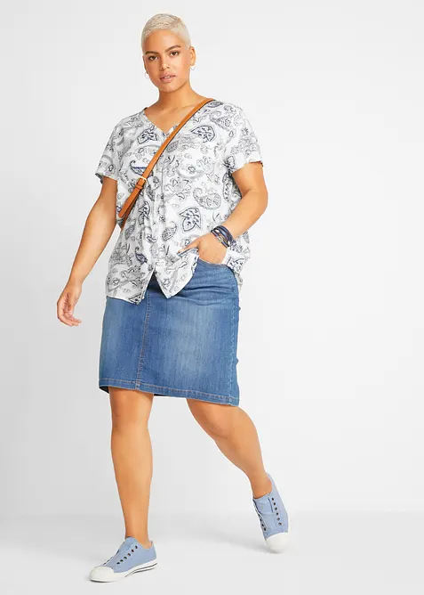 Kortärmad blus, bonprix