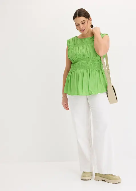 Blustopp i mjuk viskosmix, bonprix